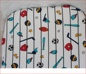 Drap-housse pour lit de bébé en coton biologique 100% de couleur unie imprimé sur mesure avec marque privée - Product Image 2