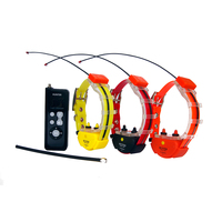 Collar GPS Impermeable para 3 Perros con Función de Entrenamiento para Caza Sin Tarjeta SIM GPS-DTR-25003 para 3 Perros