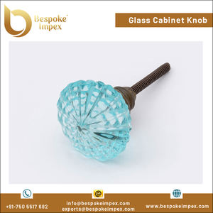 Fabricant direct exportateur meilleur prix du marché 37mm bouton en verre Design postmoderne bleu pour commode armoire chambre école cuisine - Product Image 3