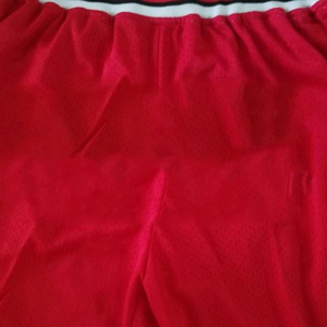 Short de sport rétro pour femme, Basket-Ball, couleur rouge, Style uni, maille, sur mesure, taille, vente en gros - Product Image 5