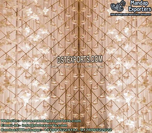 Elegantes Paredes de Velas para Bodas, Escenario con Paredes de Velas de Metal Glorioso, Soporte de Velas de Metal para Escenario de Boda de Tendencia, Maryland - Product Image 3