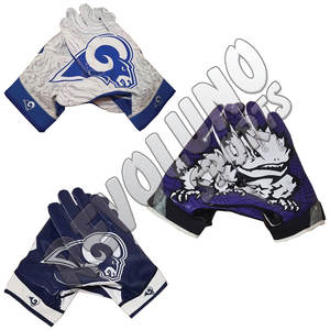 Récepteur de gants de football américain Lions Team personnalisé Impression par sublimation personnalisée Top Hand Gants de football américain Paume collante - Product Image 6