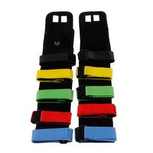 2หลุมยิมนาสติกดึงขึ้นหนังสังเคราะห์ข้ามการฝึกอบรมจับ - Product Image 5