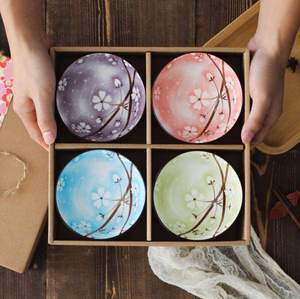 ชามเซรามิกเคลือบแบบใช้แล้วทิ้งแบบคลาสสิกแกะสลักลายเปลือกหอยธรรมชาติสำหรับสลัดงานเลี้ยงและจัดเลี้ยงอาหาร - Product Image 2