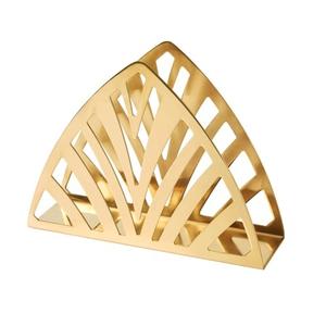 Porte-serviettes fait main distributeur de serviettes plaqué or pour vaisselle porte-serviettes en métal personnalisé maison et cuisine - Product Image 1