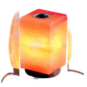 مصابيح ملح الهيمالايا الصخري عالية الجودة المصنوعة من الملح برائحة طبيعية من الهيمالايا-الشركات الوردية
