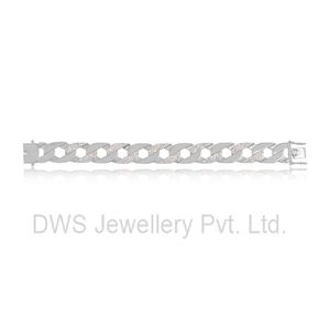 Best Selling 2026 <b>Sterling</b> <b>Silver</b> Natural White Topaz Gemstone <b>Bracelet</b> for Women <b>Silver</b> Jewelry Manufacturer - Product Image 3