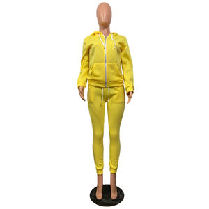 Ensemble de survêtement deux pièces de maternité pour femmes de marque personnalisée-pantalons de survêtement et sweat à capuche 100% coton évacuant la transpiration - Product Image 5