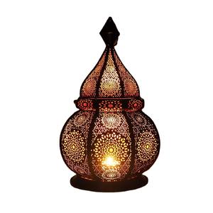 Vente chaude lanterne marocaine dans la meilleure qualité de conception en métal pour la décoration de mariage de Noël intérieur et extérieur et Festivals - Product Image 6