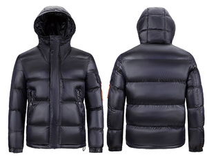 Veste matelassée légère, écologique, respirante, imperméable, coupe-vent, à capuche amovible, isolée pour l'hiver, pour hommes et femmes - Product Image 1