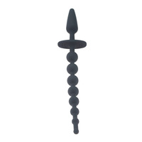 Silicone cul Plug g-spot godemichet anal adulte jouets sexuels hommes et femmes tirer perles poussée chien queue Anal Plug