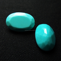 Vente en gros Lot de pierres naturelles Arizona Turquoise Cabochon et pierres précieuses taillées à facettes Bijoux en vrac DIY Stone Blue Turquoise