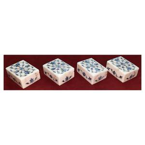 Boîtes en marbre antiques avec incrustations de nacre, prix exclusif - Product Image 1