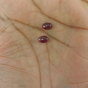 Gema de turmalina Rosa Natural, 5x7mm, cabujón ovalado, Gema suelta de 2,4 Cts - Product Image 5