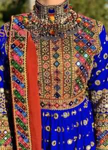 Best Banjara <b>Tribal</b> Ethnic Vintage, Afghan/Pakistan Kuchi Party Traditional <b>Dress</b> Kochi <b>Dress</b> by AJM - Product Image 4