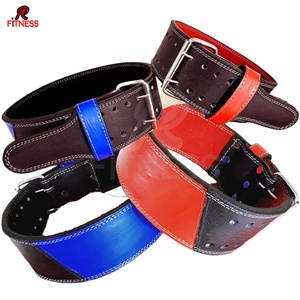 RC Fitness Wear XXL Polished <b>Leather</b> Powerlifting Belt Stainless Steel Buckle Breathable Professional Protection Curved - Product Image 1