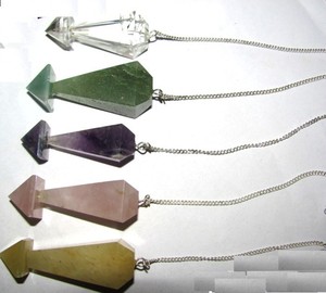 Best Value of Mix Gemstone Pyramid Pendulums : Mix Gemstone Pyramid Pendulums for Sale - Product Image 1