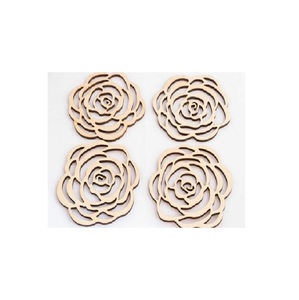 ชุดที่รองแก้ววอลนัทไม้สแตนเลสทำด้วยมือทำจากโลหะสุดสร้างสรรค์ - Product Image 1
