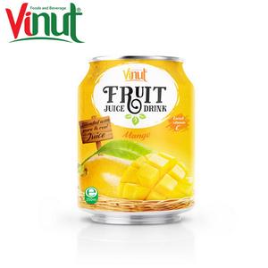 Fabricante Vietnam producto bebida 250ml mango jugo enlatado entrega rápida y servicio de calidad, muestra gratis - Product Image 1