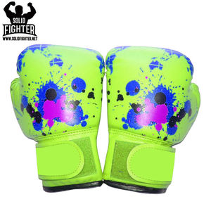 Nuevo diseño de guantes de boxeo de lucha Pakistán hecho de cuero logotipo personalizado guantes de boxeo de lucha a granel al por mayor - Product Image 5