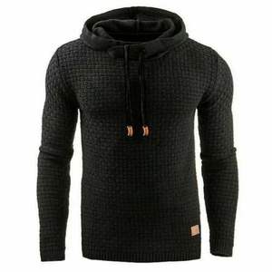 Sudadera con Capucha Personalizada para Invierno 2025, Color Sólido, Premium, Unisex, 350 g/m², Oversize, Forro Polar Ecológico, Venta al Por Mayor para Hombre - Product Image 3