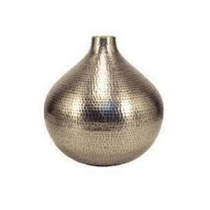 แจกันดอกไม้อลูมิเนียมแบบทุบพร้อมกระถางต้นไม้ทรงกลมคุณภาพสูงสำหรับตกแต่งงานแต่งงาน - Product Image 1