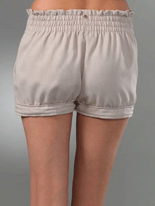 Pantalones cortos de playa de algodón orgánico para mujer, superventas, nuevo diseño, vestido con patrón Floral, servicio OEM ecológico - Product Image 3