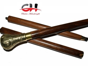 Calvin Handicrafts 37" Canes <b>Walking</b> <b>Sticks</b> Brass <b>Handle</b> Affordable Gift Wooden Decorative <b>Walking</b> <b>Sticks</b> <b>Handle</b> Gift - Product Image 1