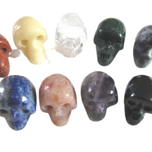 Gros crânes de pierres précieuses: mélange de crânes en pierre - Product Image 1