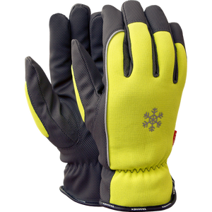 Gants de travail d'hiver 2024 en cuir doublés en polaire, cuir de chèvre, protection chaude, cyclisme, sports de plein air, KOKAL - Product Image 6