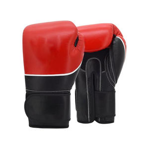 Guantes de boxeo de cuero profesionales de 6oz-14oz Nuevo patrón impreso de resistencia al desgarro súper precio barato para uso deportivo en el gimnasio - Product Image 2