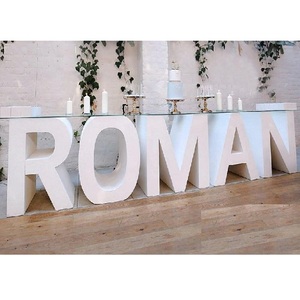 Tables de lettres personnalisées pour la décoration de mariage Tables de lettres et de chiffres personnalisées à vendre Tables de lettres en PRF pour la fête de mariage aux États-Unis - Product Image 1