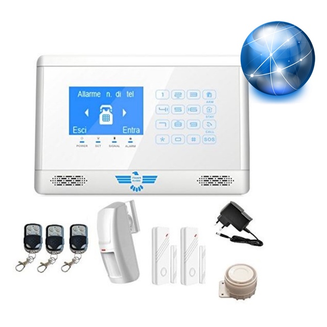 ITALIAN ALARM Brand WIFI + GSM Home Security Wireless House Alarm System With APP S-home