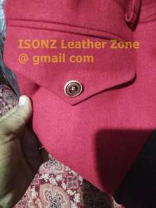 Unisex <b>Christmas</b> Santa Suit Fabric Leather Mid Waist Windproof Anti-Wrinkle Embroidered Pattern Novelty Santa Claus <b>Costume</b> - Product Image 2