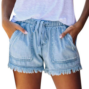Denim <b>jeans</b> Shorts Top selling product Women's <b>Jeans</b> Denim Female Tassel Bandage Bottom Casual Apparel Shorts <b>jeans</b> - Product Image 4
