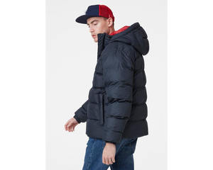 Veste matelassée à carreaux pour homme, avec col en Nylon, haute qualité - Product Image 3