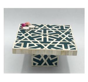 Meilleur design support à gâteau en résine incrustation de nacre outils de gâteau de mariage d'anniversaire en bois nouveau style indien fabriqué ins - Product Image 4