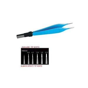 Fórceps bipolares reutilizables de estilo europeo Adson, fuente de alimentación manual, base de instrumentos quirúrgicos hechos de acero - Product Image 1