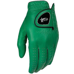 Dernier design OEM Gants de golf en cuir véritable pour unisexe Couleur et logo personnalisés Imperméable Coupe-vent Gants de sport - Product Image 1