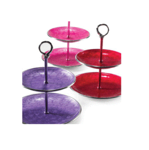 Beautiful Eco-Friendly Round 2-<b>Tier</b> Metal <b>Cake</b> <b>Stand</b> for Birthday Parties and Festivals <b>Cake</b> Decoration - Product Image 4