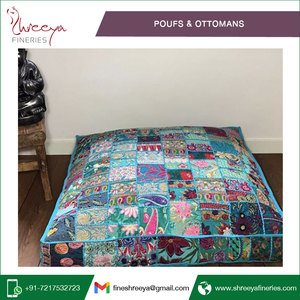 Pufs Otomanos Bordados de Diseño Bohemio Hermoso de 2020 para Compra al por Mayor - Product Image 4