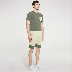 Haute qualité Meilleur vente/Offre Spéciale 100% coton Fabrication Personnalisé Homme T-shirt Et Shorts Slim Fit Écologique Homme Ensemble - Product Image 3