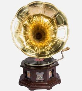 หีบเสียงทองเหลืองทำมือสไตล์อินเดียโบราณพร้อมกล่องสี่เหลี่ยมไม้ราคาถูกพร้อมผู้ผลิตอินเดีย - Product Image 4