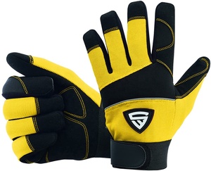 Gants de travail mécaniciens de sécurité pièces, gros gants de Protection des mains lourds, constructeur de jardinage, multi-usages réglables, vente en gros - Product Image 3