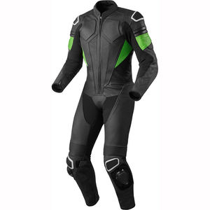 Traje de moto de manga larga de cuero genuino impermeable Unisex personalizado novedad moda superventas todas las estaciones - Product Image 3
