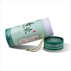 Tubes de papier rose, boîte ronde et personnalisable, cylindre, emballage imprimé, G boîtes de poignée Kraft Recyclable pour toile imprimés, collations, thé, riz, 1 pièce - Product Image 3