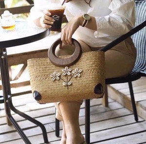 Sac en rotin, sacs de paille et chapeaux de paille/fourre-tout, sac en jonc de mer/84 33 88 20 462, vente en gros, à la mode par le client - Product Image 3