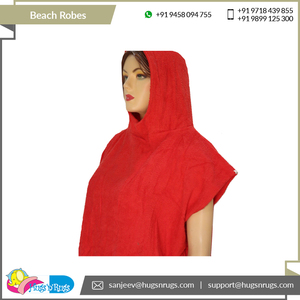 Meilleure qualité 100% robes de plage en coton personnalisées design multicolore accrocheur de confiance en gros tissu éponge - Product Image 3