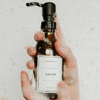 En gros personnalisé CMJN impression feuille découpée étanche vinyle savon liquide autocollant étiquette pour bouteille en plastique