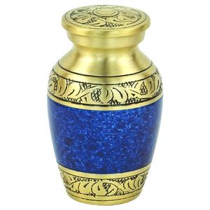 Créoles commémoratives anciens bleu, 50 pièces, décoration pour célébrations à la maison, gravées de 80 cm, pierres métalliques en laiton/aluminium - Product Image 1